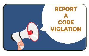 Report a Code Violation button