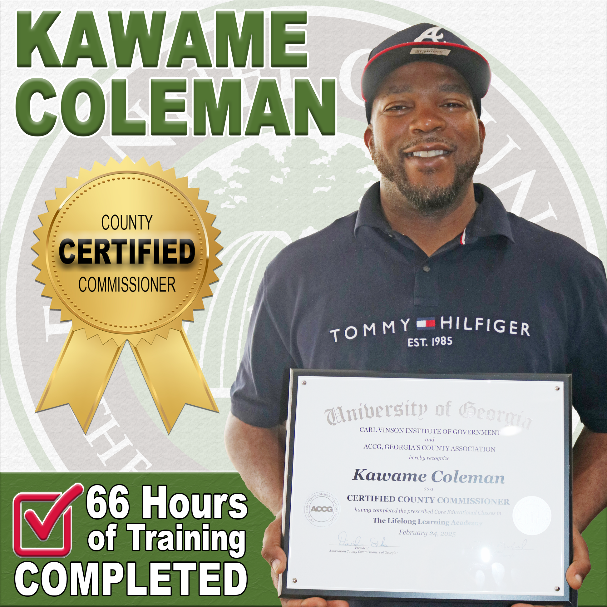 Kawame Coleman certification