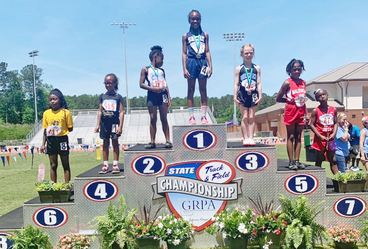 Genesis Reese Wins 12U Girls 100m State Title_2023